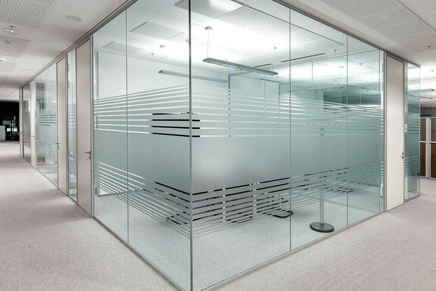 Framed Glass Partitioning