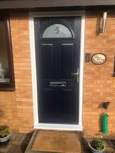 new blue composite door