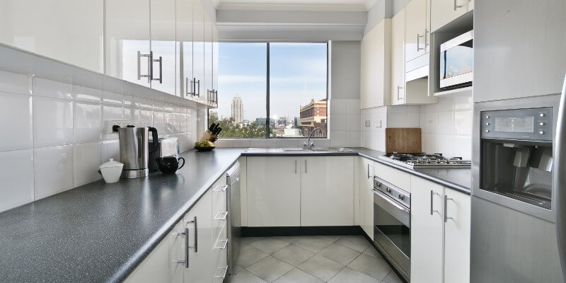 new grey kitchen