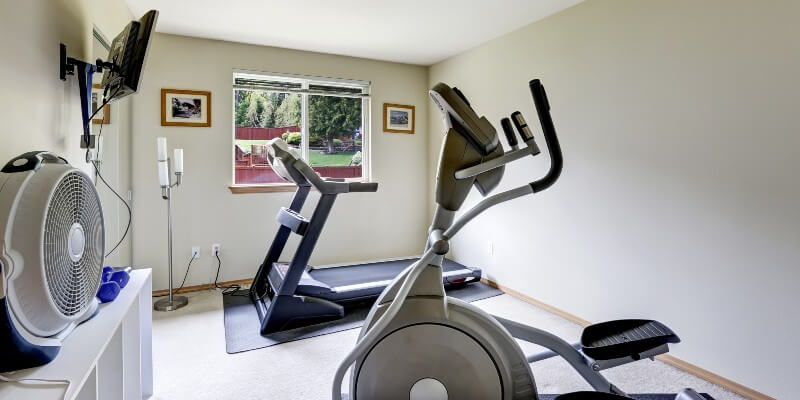 Gym In Spare Bedroom