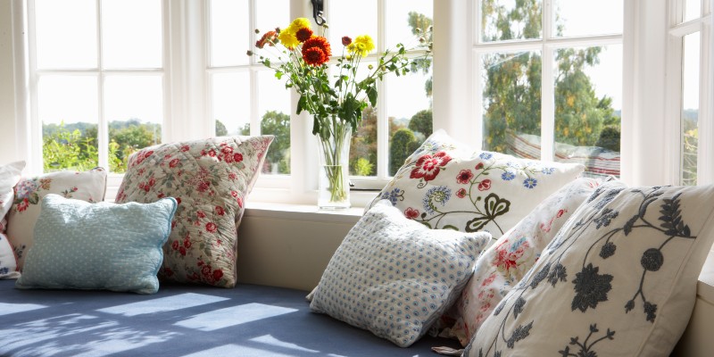 Bay Window With Cushions