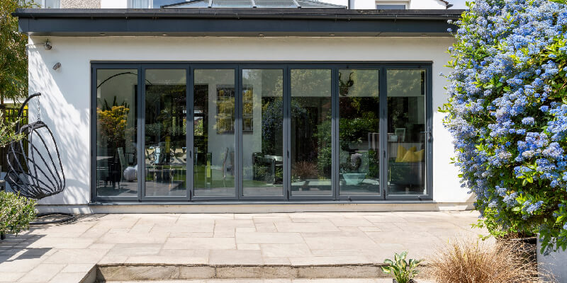 Outside Of Bi Fold Doors